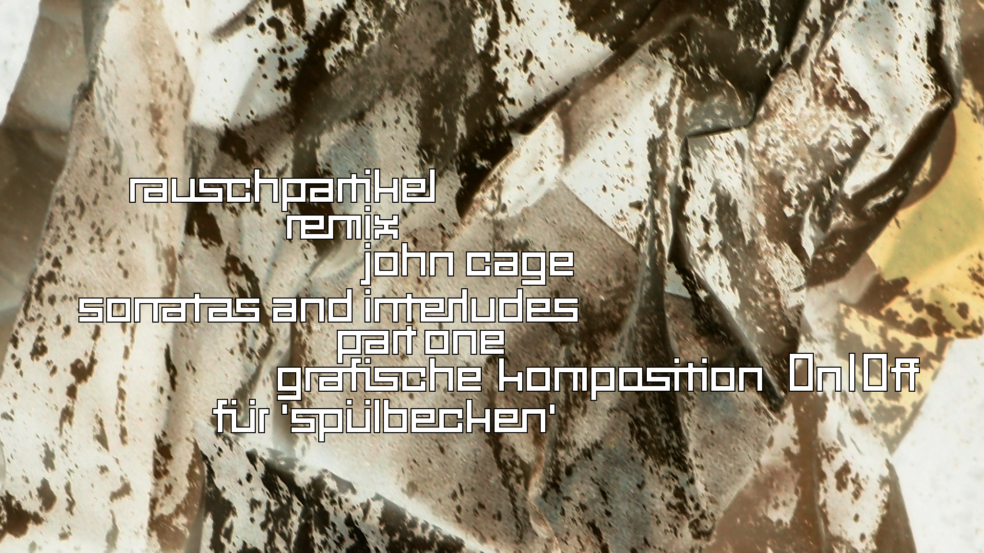 2021-01-30 Wasser in der Sple II (Remix John Cage 'Sonatas & Interludes', On-Off) (Komposition, Remix, Recording, Foto)